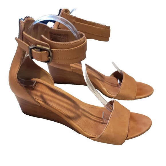 Ugg Women’s Char Leather Wedge Sandals, Size 9 - Picture 1 of 7